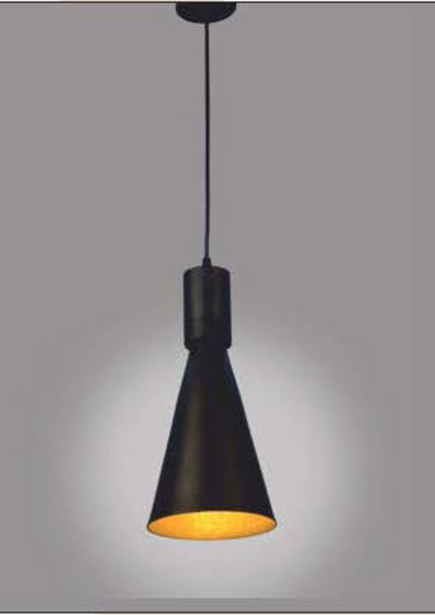 Beyond Lights - Black Pendant Lamp- GL